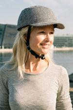 YAKKAY Fahrradhelm Hut mit stylischem Hut Bezug