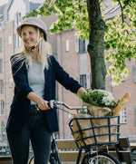 YAKKAY eleganter Fahrradhelm mit romantischen Hut Cover